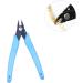 FOMIYES Nail Care Supplie Cuticle Fingernail Clippers Toenail Toenail Nippers Toenail File Fingernail File Rhinestone Outfit Fashion Jewelry Diagonal Pliers Manicure Blue 13*5cm - Buy Online on GoSupps.com