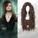 Free hair net+women Bellatrix wig Women Long wavy hair wig Witch Bellatrix Lestrange costumes