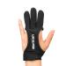 Mumian Archery Glove,Protective Leather Gloves for Recurve Bow and Compound Bow Men and Women,Finger Tab for Hunting Bow with Archery Equipment and Protective Gear Accessories Small Black