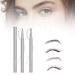 Double Tip Lower Eyelash Pencil 2024 New 3D Waterproof Eyelash Pen Eye Liner Liquid Eyeliner Dual Pronged Bottom Eyelashes Pen Waterproof Liquid Eyeliner for Natural Eye Makeup (Gray Brown+Black)