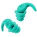 Swimmers Ear Plugs 2024 Waterproof Reusable Silicone Ear Plugs for Sleeping Noise Reduction Swim Earplugs for Men Women Adults Surfing Snorkeling Showering Bathing and Other Watersports Mint Green