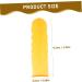 100pcs Industrial Connector Cover Finger Sleeves - Protective Gloves & Accessories - Thicken Yellow 6.5x2.5cm - Buy Online on GoSupps.com