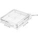 Outanaya 6 Pcs Transparent Square Eye Shadow Box DIY Eye Shadow Palette Empty Makeup Palette Plastic - Buy Online on GoSupps.com