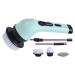 Electric Scrubber 5w Electric Brush Cleaner Rotating Cleaning Brush Cleaning Brush with Adjustable Extension Cordless Cleaning Brush for Bathroom Floor Sink Window Blue