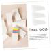 FOMIYES 20pcs Nail Sponge - Professional Makeup & Nail Art Transfer Wedges | French Nail Tool & Stamping Sponge for Perfect Manicures | White Cosmetic Supplies - Buy Online on GoSupps.com