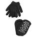 Healeved 2 Pairs Spa Socks Dry Feet Socks Spa Gel Gloves Womens Glove Foot Lotion Socks Essential Oil Gloves Gel Foot Cover Moisturizing Gloves Spa Accessories Nursing Kit Skin Care