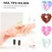 Mikinona 4sets Nail Practice Holder Nail Art Practice Stand Nail Tips Holder Nail Practice Rack Manicure Practice Tool Nail Showing Stand Nails Tip Holder Stand for Nails Tip Nail Art Stand - Buy Online on GoSupps.com