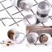 Desikixudy 1Pc Makeup Round Storage Box Nail Art Bead Container Portable Cosmetic Cream Jar Pot Box Round Bottle Bead Golden - Buy Online on GoSupps.com