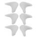 Futheda toe protective caps made of silicone gel for midfoot bones high heels soft for ballet dance athletes toe protection with breathable hole white 3 pairs