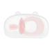Baby Training Toothbrush Teether Silicone 360 Clean Mouthguard Baby Massage Toothbrush Baby Tongue Cleaner (Pink)