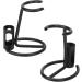 Buy Modern Matte Black Shaving Holder | Universal Brush Stand for Quick Drying & Non-Slip | Practical Metal Shaver Hanger - Buy Online on GoSupps.com