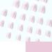 GORS French Ombre Square Press-On Nails | 24pc Set with Jelly Glue | Reusable Acrylic False Nails - Buy Online on GoSupps.com