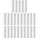 Uonlytech Black Lipstick - 25pcs Refillable Lip Balm Tubes for Travel & DIY | Mini Plastic Gloss Containers with White Caps - Buy Online on GoSupps.com