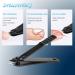 Premium Nail Clipper Set for Men and Women - Ultra Sharp Fingernail & Toenail Clippers for Thick Nails - 4PCS Black - Buy Online on GoSupps.com