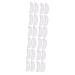 FOMIYES 12 Pairs Non-Slip Stickers Anti-Abrasion Heel Stickers Light Self- Adhesive Anti- Slip Stick Pads Black Boot Heels Id Badge Holder Exercise Floor Mat Insole Patch Flannel Invisible