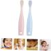 Combined Baby Toothbrush Set 2 Soft Training Toothbrushes for Toddlers | Gentle Tooth Care for Children - Buy Online on GoSupps.com