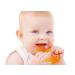 CaaOcho Natural Rubber Baby Teether | One-Piece Hygienic Design | BPA-Free | All Stages Teething Toy | Textured for Sensory Play - Buy Online on GoSupps.com