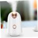 MUSISALY Water Replenishing Instrument Steamer Home Sauna Spa Face Steamer Humidifier Portable White Abs - Buy Online on GoSupps.com