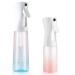 Golden Cow Continuous Ultra Fine Mist Spray Bottle,Reusable Empty Plastic Fine Mist Sprayer Bottle for Hairstyling,Cleaning,Plants,Misting&Skin Care and more(2 Pack,5 oz Matte Pink+10 oz Gradient Pink Blue) Matte Pink,grad…