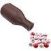 ITROLLE Plastic Kelly Pool Shaker Bottle with 16 Numbered Marbles Tally Peas - Brown Ball - Buy Online on GoSupps.com