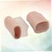 Healvian Silicone Gel Toe Cushion Tube 1 Pair - Bunion Toe Separator and Thumb Valgus Eversion Splitter - Beige 2pcs - Buy Online on GoSupps.com