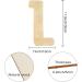 30cm Large Wooden Letter for Crafts - 5mm Thick Capital Alphabet - Unfinished MDF Wood for Nursery Wall Art and Home Decor - Buy Online on GoSupps.com