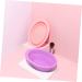 FRCOLOR Makeup Brush Scrub Pad Beauty Cleaning Tool Foldable Cleaner Bow Makeup Accessories Silicone Cleaning Mat Cosmetic Brush Washing Foldable Brush Make up Cleaning Bowl Silica Gel 15x1.2x4.2cm Pink - Buy Online on GoSupps.com