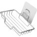 Amosfun 5pcs Stainless Steel Soap Holder Soap Holder for Shower Wall Soap Rack Stainless Steel Soap Wall-mount Holder Soap Bar Sink Drain Self-draining Soap Boxes Soap Dish Holder Square - Buy Online on GoSupps.com