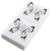 BeautyLeader 200 Pcs Nail Form Guide Acrylic Tip Extension Forms | Manicure Tool for Long Acrylic Nails | Black and White Sticker Roll - Buy Online on GoSupps.com