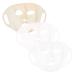 Angoily 3st solid cover of the face mask Moisturizing mask covers made of silicone mask covers made of silicone moisture mask portable 3D pebbles