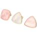 Lot de 3 Bagues Palette pour Nail Art en R sine Lisse Tailles 08-10-12 Accessoire Manucure Professionnel L ger pour M lange de Vernis Ongles Outil de M lange Cosm tique