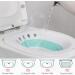 DZHT Sitz Bath for Hemorrhoids & Postpartum Care - Foldable Basin with Flusher for Pregnant Women, Yoni Steam Seat, & Inflammation Treatment - Buy Online on GoSupps.com