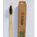 Bamboo Toothbrush with Charcoal - Eco-Friendly Pack of 6 Clearly Polished Wood - International Shipping - Buy Online on GoSupps.com