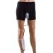 Men Wearable Urine Bag Incontinence Pants Reusable Male Urinal Leg Bag Silicone Urine Funnel Pee Holder Collector with Catheter(Size:M) Medium