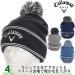 Callaway Golf 2023 TA Pom Beanie Black/White - Stylish and Functional Headwear - Buy Online on GoSupps.com