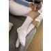 ITRAT Diabetic sock for Woman- Non Elastic Wide Honey Comb Top Soft Cuff Ankle Wide Grip Odema Friendly Non Binding Circulatory For Swollen Feet legs Size 4-7 4-7 Off White And Browns (6 Pairs) - Buy Online on GoSupps.com
