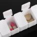 Buy White Portable 7-Days Braille Pill Box | Travel-Friendly Medicine Organizer for Vitamins & Supplements - Buy Online on GoSupps.com