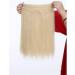 16 Inch Invisible Wire In Hair Extensions Synthetic Straight One Piece Secret Wire String Hairpiece - Bleach Blonde(Weight:90g) - Buy Online on GoSupps.com