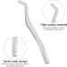 ALLY-MAGIC Lash Tweezers Eyelash Applicator Tool Stainless Steel 2 in 1 Lash Extension Tweezers with Comb for Volume Isolation Classic Lashes Smeared False Lashes Y6-DCJZ (Silver) - Buy Online on GoSupps.com