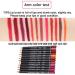 12-Piece Lipiner Deluxe Ultra Fine Waterproof Lip Liner Set - Creamy & Smooth Matt Lip Pencil for Perfect Lip Makeup | 12 Vibrant Colors - Buy Online on GoSupps.com