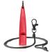 Acme dog whistle No.211.5 (Update 2023) with free pipe band in matt black |Alpha |Ideal for the recall |Large reach |Frequency standardized (Carmine Red)