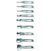 Kiepe Professional Manicure Pedicure Gouge Blade No. 8 Steel 20 Pieces