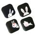 SOLUSTRE lens case portable lens container container for lenses holder for lens case cute container