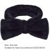 Makeup Headbands Bow Hair Bands for Women Spa Washing Face Hair Band Towel Wrap Coral Fleece Elastic Head Band for Shower Sports (Black) - Buy Online on GoSupps.com