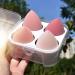 Danbao Makeup sponge set mixed multi-color use beauty eggs for wet and dry face make-up puff flawless four pink outfits (4pcs) - Buy Online on GoSupps.com