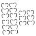 Baluue 18 Pairs Auricle Corrector Earmuffs Tools for Ear Corrector Ear Correction Silicone Auricle Correction Patch Aesthetic Ear Patch Auricle Correction Tools Blackx3pcs 1 Count (Pack of 1)