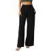 ZCVBOCZ Women's Linen Palazzo Pants - High Waisted Wide Leg Beach Trousers with Pockets - Buy Online on GoSupps.com