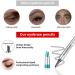 Long-Lasting Waterproof Eyebrow Pencil with 4 Tip Micro Head - #3 Reddish Brown Liquid Microblading Pen for Natural Eyebrow Makeup - Buy Online on GoSupps.com