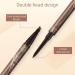 2-in-1 4 Tips Eyebrow Pencil Waterproof 3D Microblading Eyebrow Pencil Contour Pen Natural Durable Microblading Eyebrow Pencil (Gray) - Buy Online on GoSupps.com