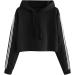 Bigfanshu Womens Hoodies Solid Lace Up Drawstring Long Sleeve Sweatershirt Hoodie Tops Autumn Loose Sweatshirt Female Black - Buy Online on GoSupps.com